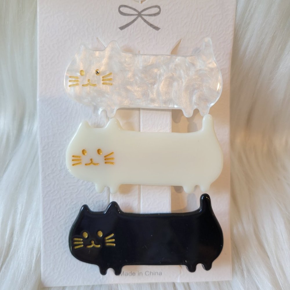 Cat Barrette Set - Picture 3 of 8
